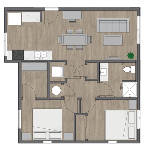 Jade B1-3_2nd Ave Commons Floor Plans at SECOND AVE COMMONS | BRAND-NEW, Mesa, AZ